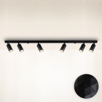 Brilagi - Spot svetiljka SELE DIAMANT 6xGU10/30W/230V crna
