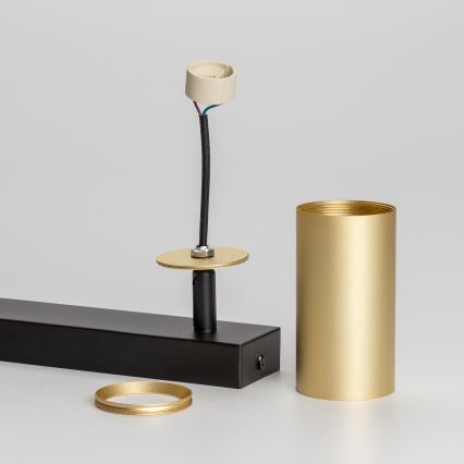 Brilagi - Spot svetiljka SELE GOLDEN 2xGU10/30W/230V crna/zlatna