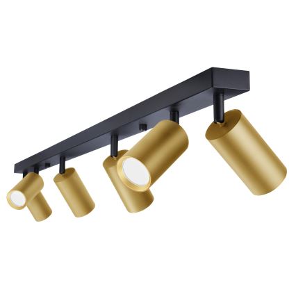 Brilagi - Spot svetiljka SELE GOLDEN 6xGU10/30W/230V crna/zlatna