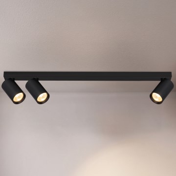 Brilagi - Spot svetiljka SELE LONG 3xGU10/30W/230V crna