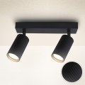 Brilagi - Spot svetiljka SELE MODERN 2xGU10/30W/230V crna