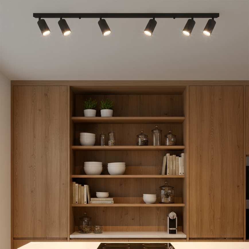 Brilagi - Spot svetiljka SELE MODERN 6xGU10/30W/230V crna