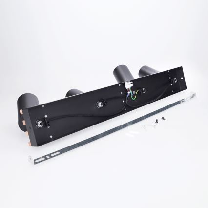 Brilagi - Spot svetiljka SELE WOOD 4xGU10/30W/230V crna/drvo