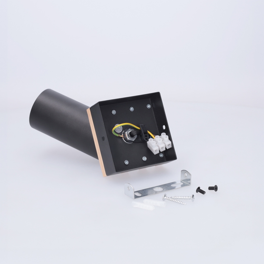 Brilagi - Spot svetiljka SELE WOOD ACOUSTIC 1xGU10/30W/230V crna/drvo