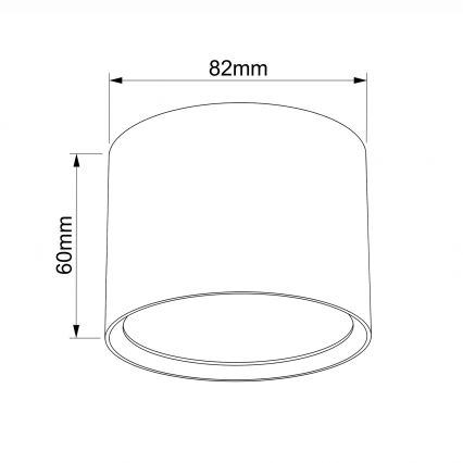 BRILAGI - Spot svetiljka SMOOTH 1xGX53/15W/230V 60x82 mm tamno zelena