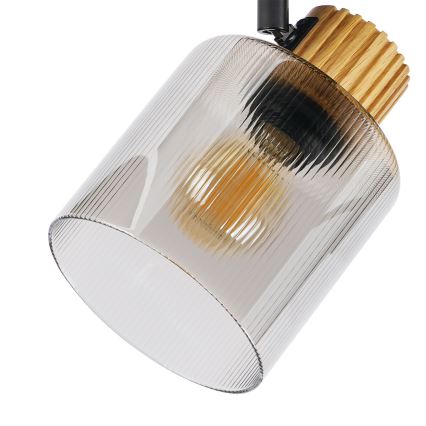Brilagi - Spot svetlo HYGGE 3xE14/15W/230V crno/zadimljeno