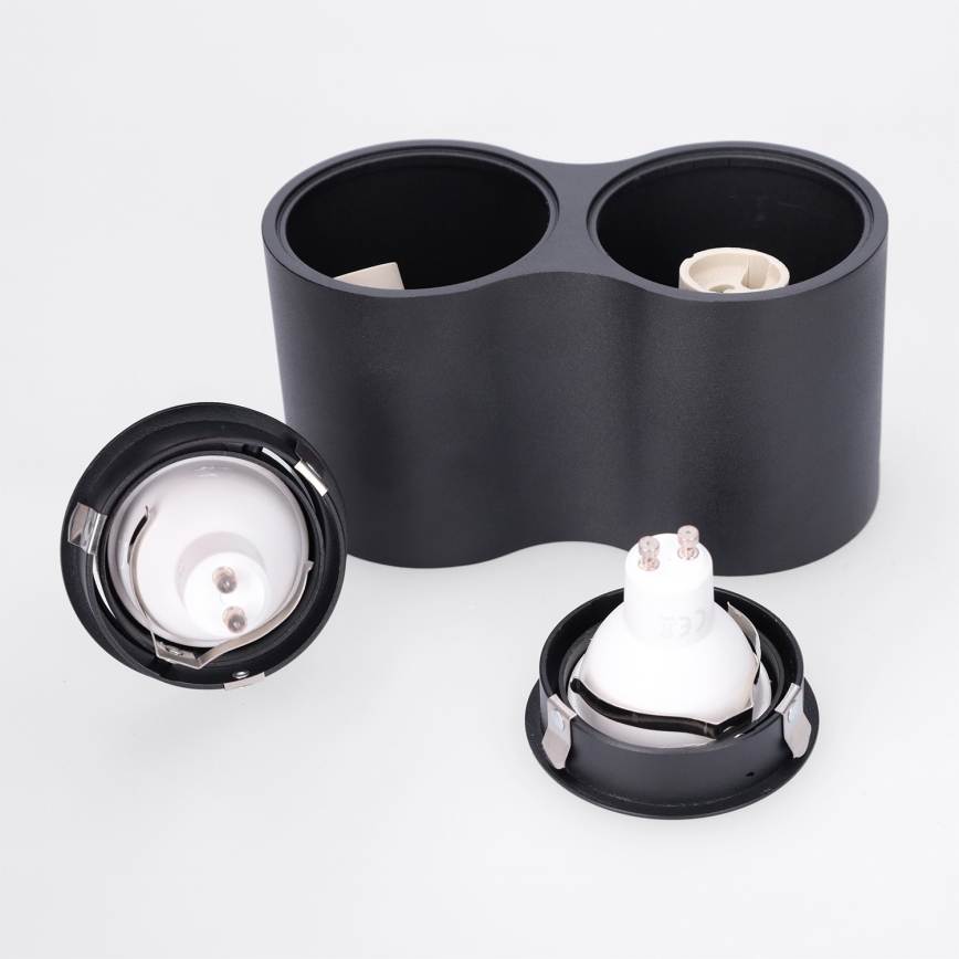 BRILAGI - Spot svetlo MIA DOUBLE 2xGU10/30W/230V crna