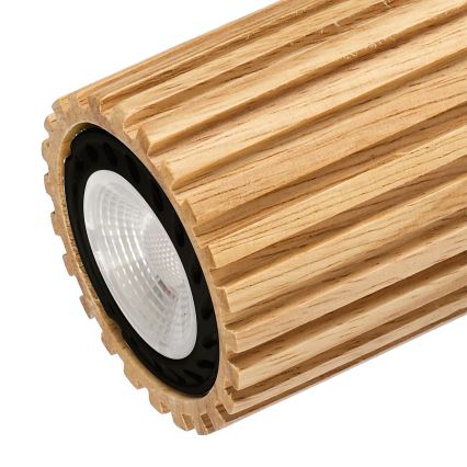 Brilagi - Spot svetlo MODERN WOOD 2xGU10/8W/230V drvo/crna