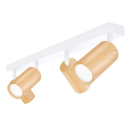 Brilagi - Spot svetlo SELE 4xGU10/30W/230V, bela/dekor hrasta