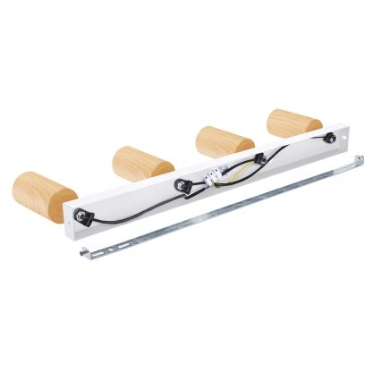 Brilagi - Spot svetlo SELE 4xGU10/30W/230V, bela/dekor hrasta