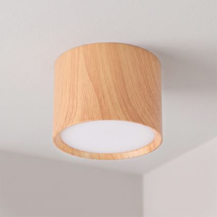 BRILAGI - Spot svetlo SMOOTH 1xGX53/15W/230V 60x82 mm dekor hrasta