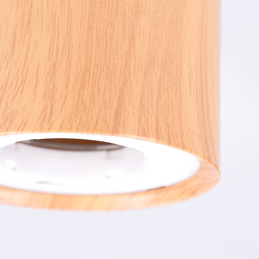 BRILAGI - Spot svetlo SMOOTH 1xGX53/15W/230V 60x82 mm dekor hrasta