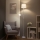 Brilagi - Stojeća lampa CERIA 1xE27/100W/230V + 1xE14/25W bela/siva