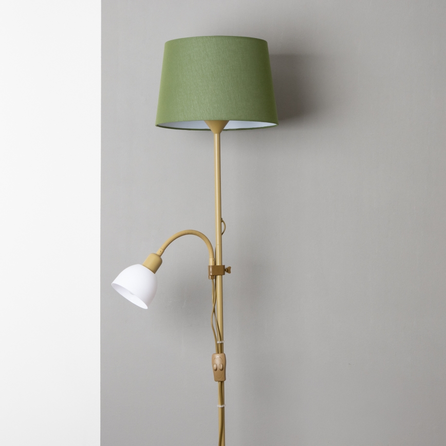 Brilagi - Stojeća lampa CERIA 2u1 1xE27/100W/230V + 1xE14/25W zlatna/zelena