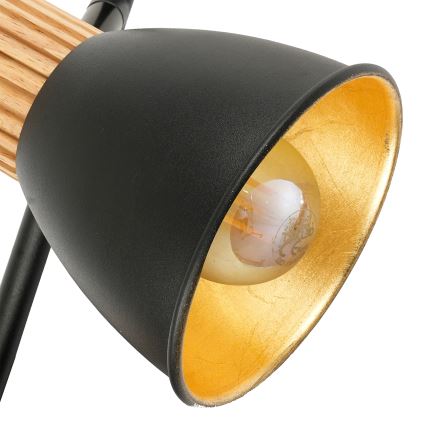 Brilagi - Stojeća lampa ODENSE 3xE14/10W/230V drvo/crna