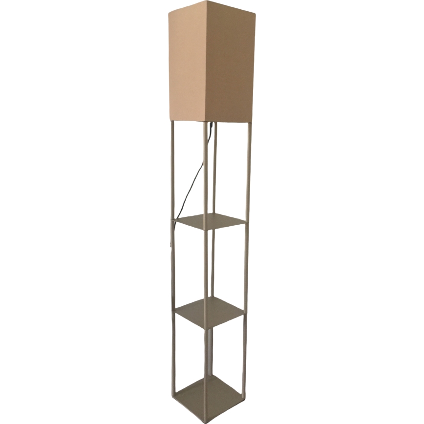 Brilagi - Stojeća lampa sa policama GRADUS 1xE27/40W/230V 150 cm siva/bež