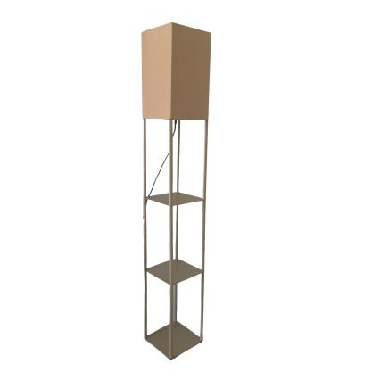 Brilagi - Stojeća lampa sa policama GRADUS 1xE27/40W/230V 150 cm siva/bež