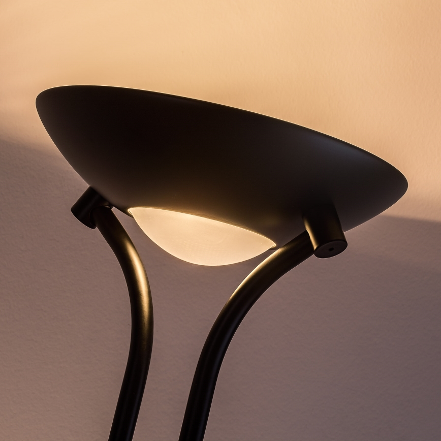 Brilagi - Stojeća lampa SCARLETT, prigušiva, 1xR7s/230W/230V + 1xG9/40W, crna