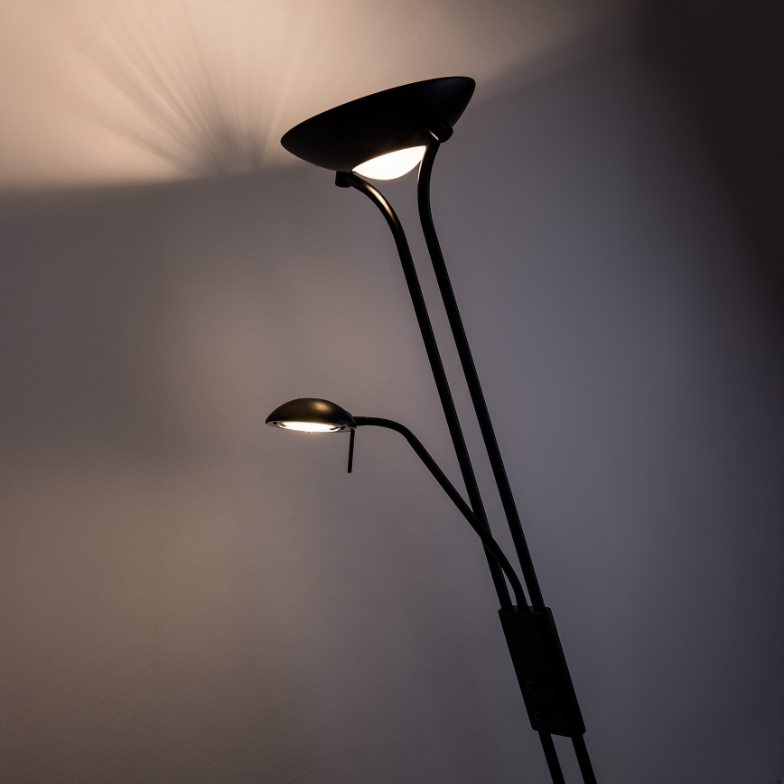 Brilagi - Stojeća lampa SCARLETT, prigušiva, 1xR7s/230W/230V + 1xG9/40W, crna