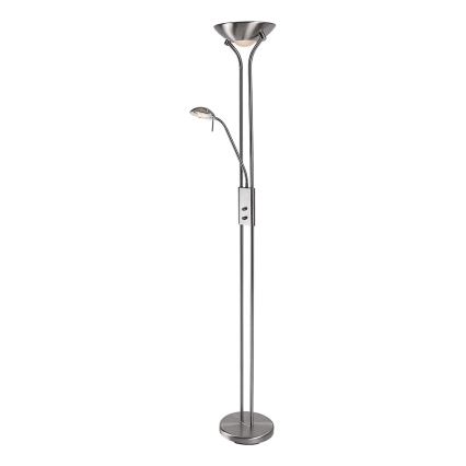 Brilagi - Prigušiva podna lampa SCARLETT 1xR7s/230W/230V + 1xG9/40W mat hrom