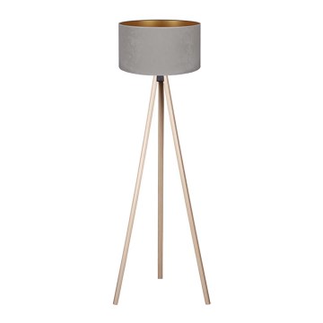 Brilagi - Stojeća lampa VELVET 1xE27/60W/230V bež/siva