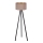 Brilagi - Stojeća lampa VELVET 1xE27/60W/230V wenge/bež