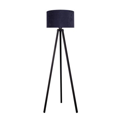 Brilagi - Stojeća lampa VELVET 1xE27/60W/230V wenge/plava