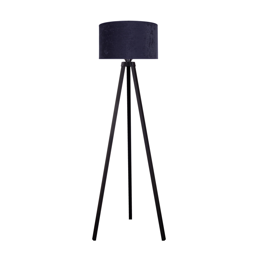 Brilagi - Stojeća lampa VELVET 1xE27/60W/230V wenge/plava