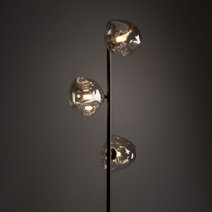 Brilagi - Stojeća lampa VULCANO 3xG9/8W/230V braon/dimljeno bež