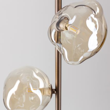 BRILAGI - Stojeća lampa VULCANO 3xG9/8W/230V bronza/zadimljeno bež