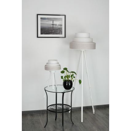 Brilagi - Stona lampa ALASKA LUNETA 1xE27/15W/230V siva/krem