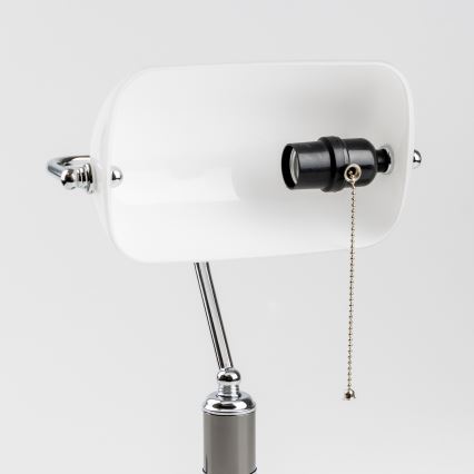 Brilagi - Stona lampa BANK OFFICE 1xE27/60W/230V crna/srebrna/bela