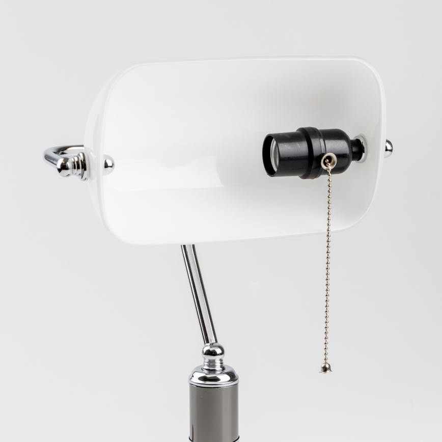 Brilagi - Stona lampa BANK OFFICE 1xE27/60W/230V crna/srebrna/bela