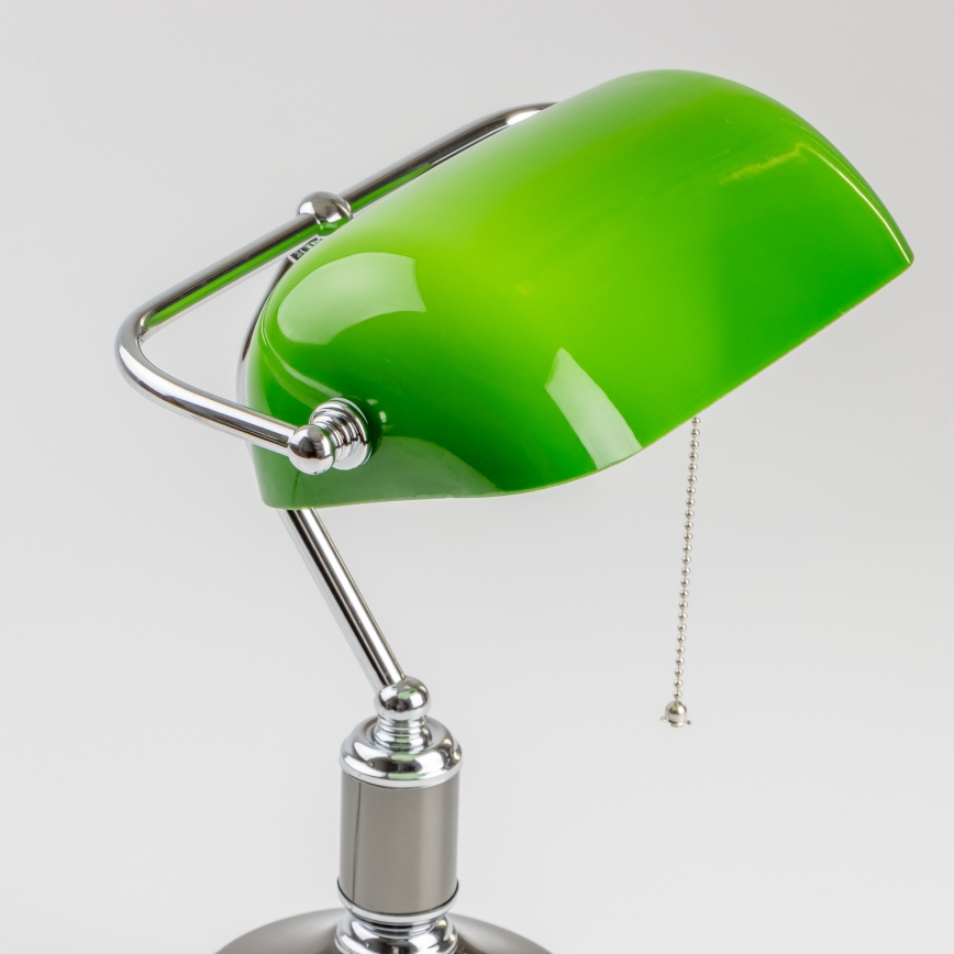 Brilagi - Stona lampa BANK OFFICE 1xE27/60W/230V crna/srebrna/zelena