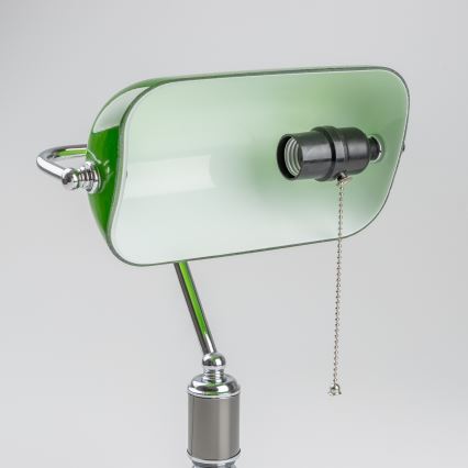 Brilagi - Stona lampa BANK OFFICE 1xE27/60W/230V crna/srebrna/zelena