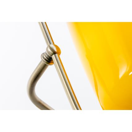 Brilagi - Stona lampa BANK OFFICE 1xE27/60W/230V mesing/narandžasta