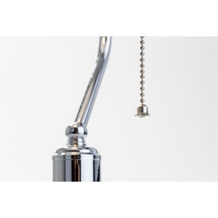 Brilagi - Stona lampa BANK OFFICE 1xE27/60W/230V sjajni hrom/bela