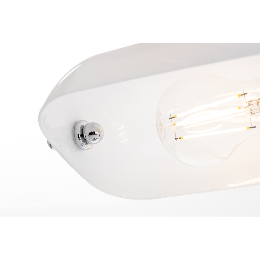 Brilagi - Stona lampa BANK OFFICE 1xE27/60W/230V sjajni hrom/bela