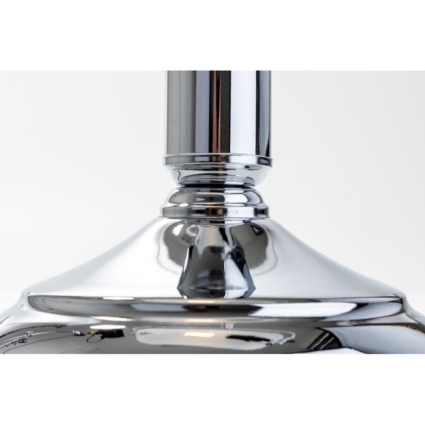 Brilagi - Stona lampa BANK OFFICE 1xE27/60W/230V sjajni hrom/bela