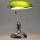 Brilagi - Stona lampa BANK OFFICE 1xE27/60W/230V sjajni hrom/zelena