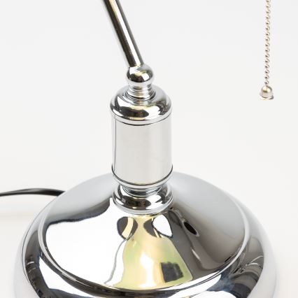 BRILAGI - Stona lampa BANK OFFICE 1xE27/60W/230V sjajni hrom/zelena