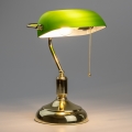 Brilagi - Stona lampa BANK OFFICE 1xE27/60W/230V zlatna/zelena