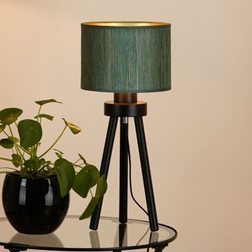 Brilagi - Stona lampa BOSTON ROLLER 1xE27/15W/230V slama zelena/zlatna