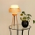 Brilagi - Stona lampa CEDAR LUNETA 1xE27/15W/230V ratan/braon/krem