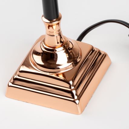 Brilagi - Stona lampa CERIA 1xE14/40W/230V crna/bakarna/bela