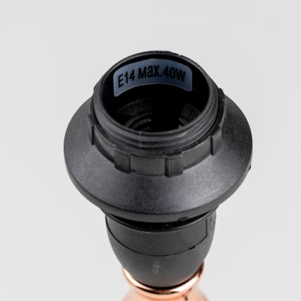 Brilagi - Stona lampa CERIA 1xE14/40W/230V crna/bakarna/bela