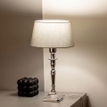 BRILAGI - Stona lampa CERIA 1xE27/60W/230V prečnik 25 cm srebrna/siva