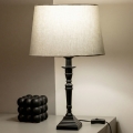 Brilagi - Stona lampa CERIA 1xE27/60W/230V prečnik 30 cm crna/siva