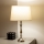 Brilagi - Stona lampa CERIA 1xE27/60W/230V, prečnik 30 cm, sjajni hrom/bež