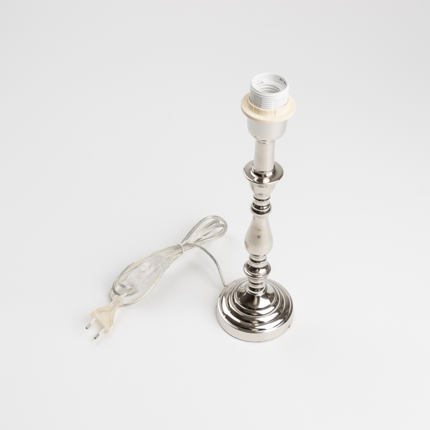 Brilagi - Stona lampa CERIA 1xE27/60W/230V prečnik 30 cm sjajni hrom/siva
